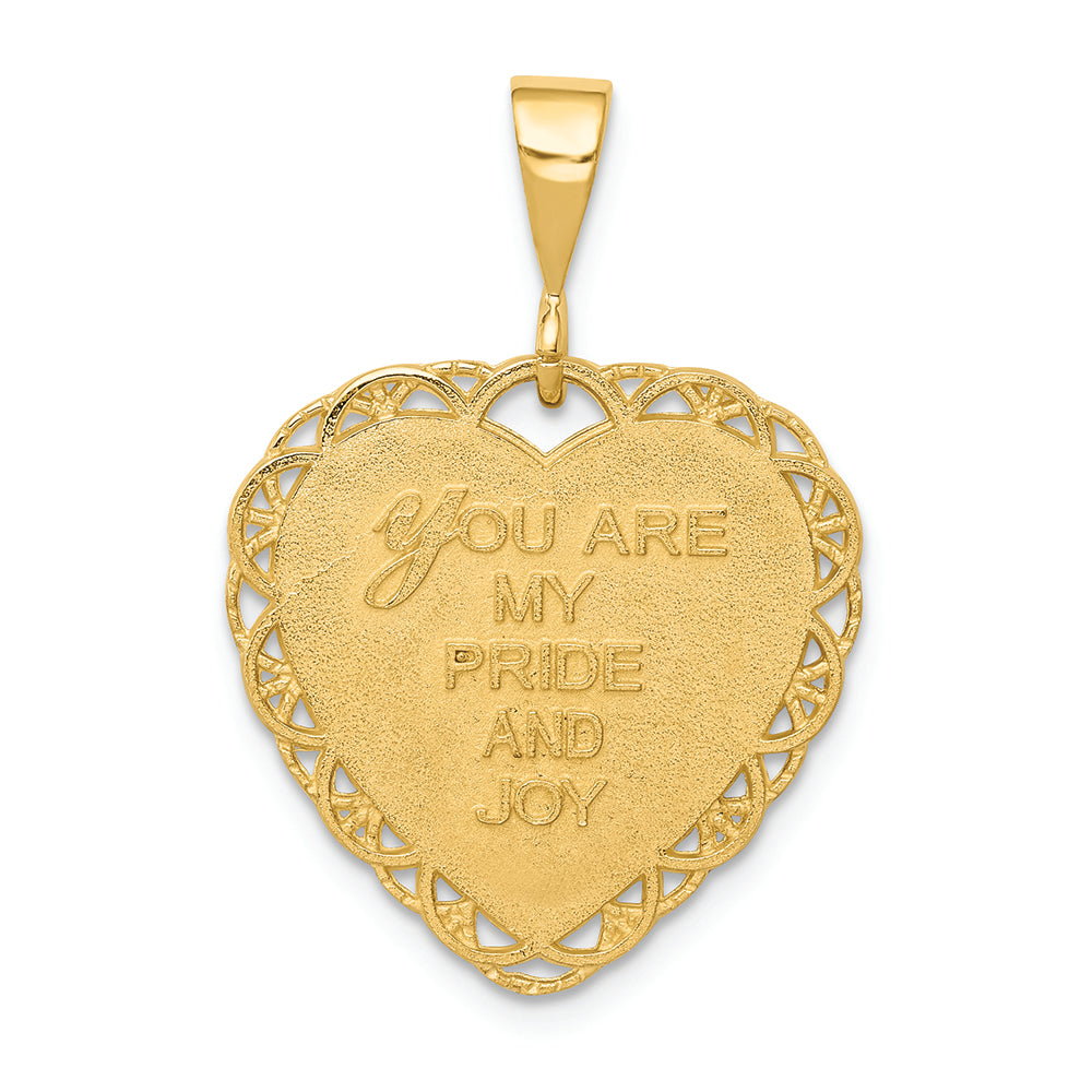 FJC Finejewelers 14k Yellow Gold For My Daughter Charm