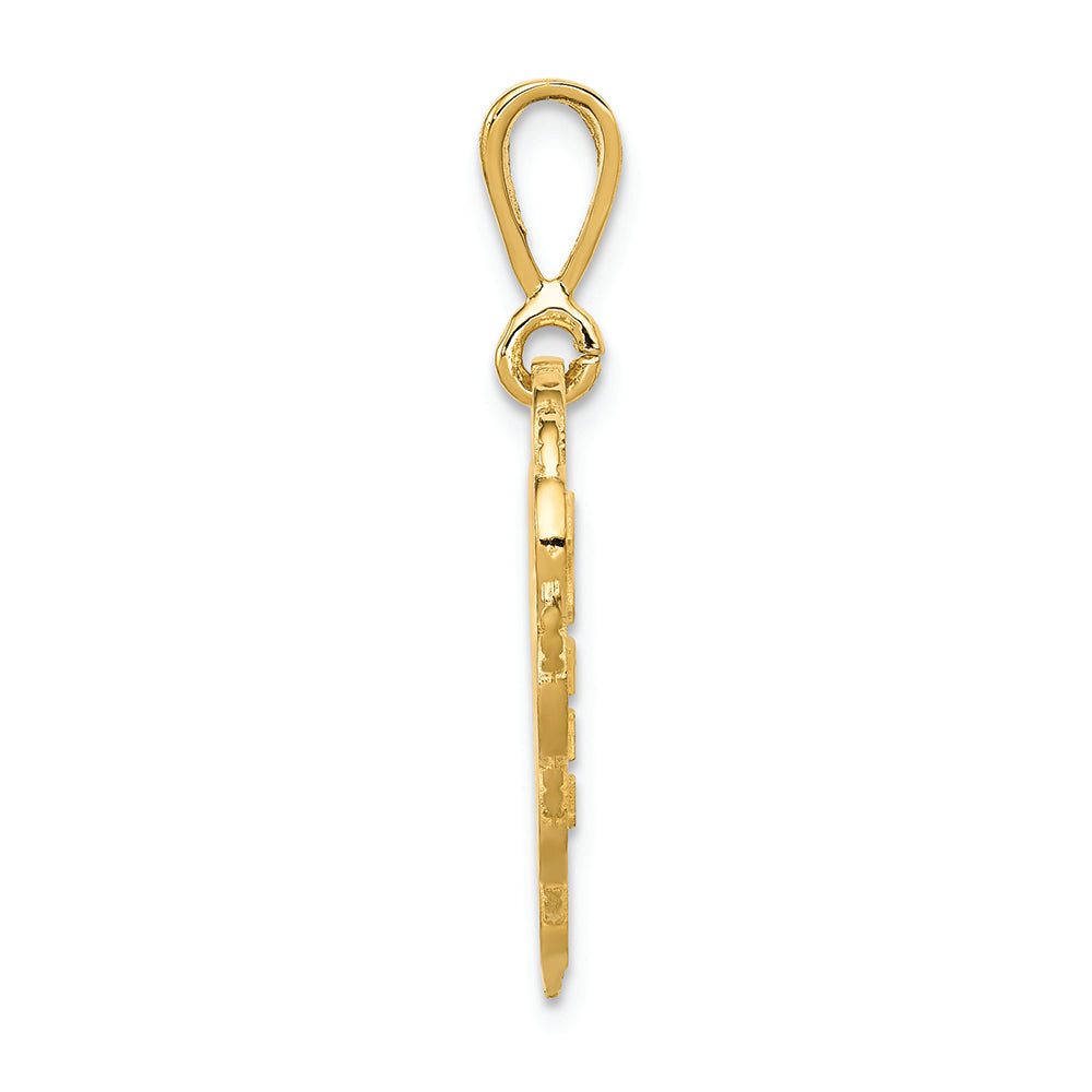 FJC Finejewelers 14k Yellow Gold For My Daughter Charm