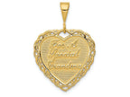 FJC Finejewelers 14k Yellow Gold Reversible For A Special Grandma Charm