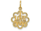 FJC Finejewelers 14k Yellow Gold I Love Nana Charm