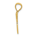 FJC Finejewelers 14k Yellow Gold Angel Symbol Charm