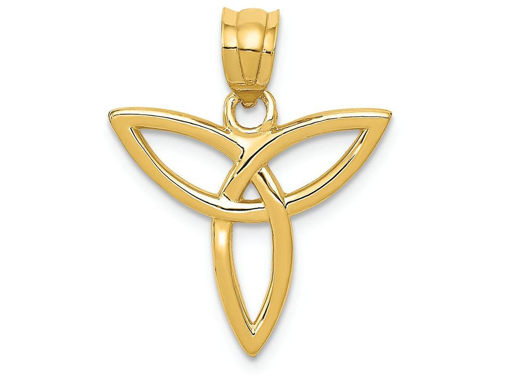 FJC Finejewelers 14k Yellow Gold Angel Symbol Charm