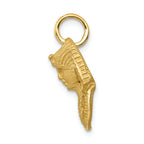 FJC Finejewelers 14k Yellow Gold Satin Bright Cut King Tut Charm