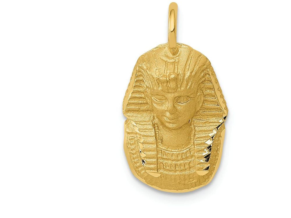 FJC Finejewelers 14k Yellow Gold Satin Bright Cut King Tut Charm