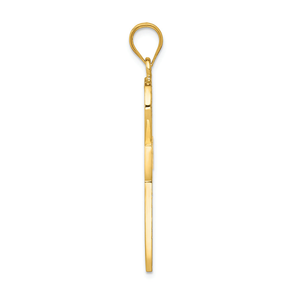 FJC Finejewelers 14k Yellow Gold Ankh Cross Charm