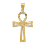 FJC Finejewelers 14k Yellow Gold Ankh Cross Charm