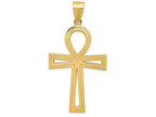 FJC Finejewelers 14k Yellow Gold Ankh Cross Charm