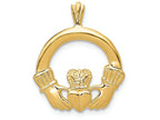 FJC Finejewelers 14k Yellow Gold Claddagh Charm