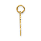 FJC Finejewelers 14k Yellow Gold Registered Nurse Disc Charm