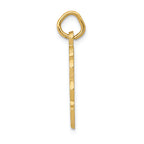 FJC Finejewelers 14k Yellow Gold Registered Nurse Disc Charm