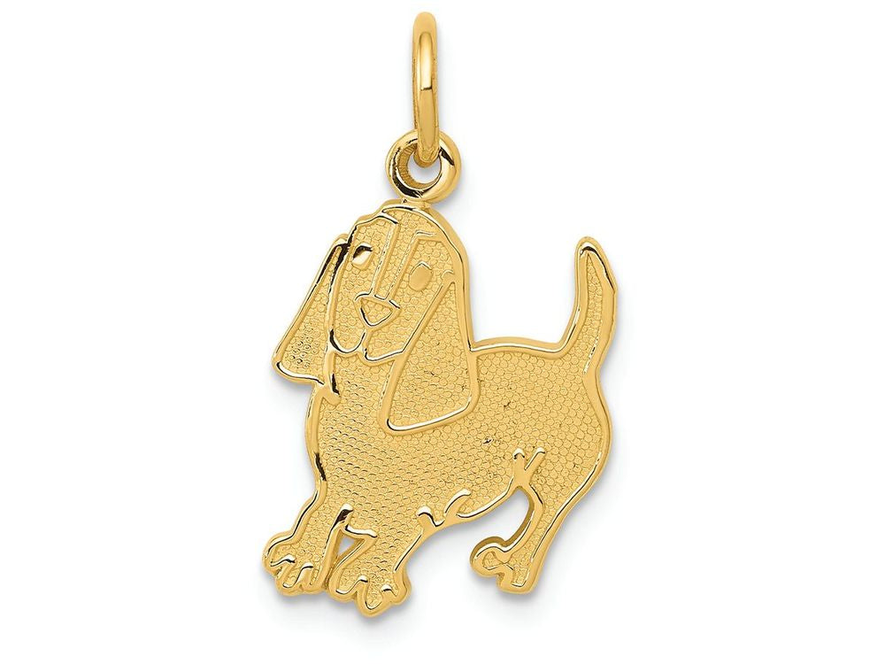 FJC Finejewelers 14k Yellow Gold Dog Charm