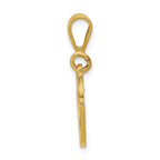 FJC Finejewelers 14k Yellow Gold Racing Flags Charm