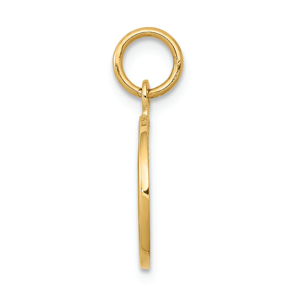 FJC Finejewelers 14k Yellow Gold Polished Angel Charm