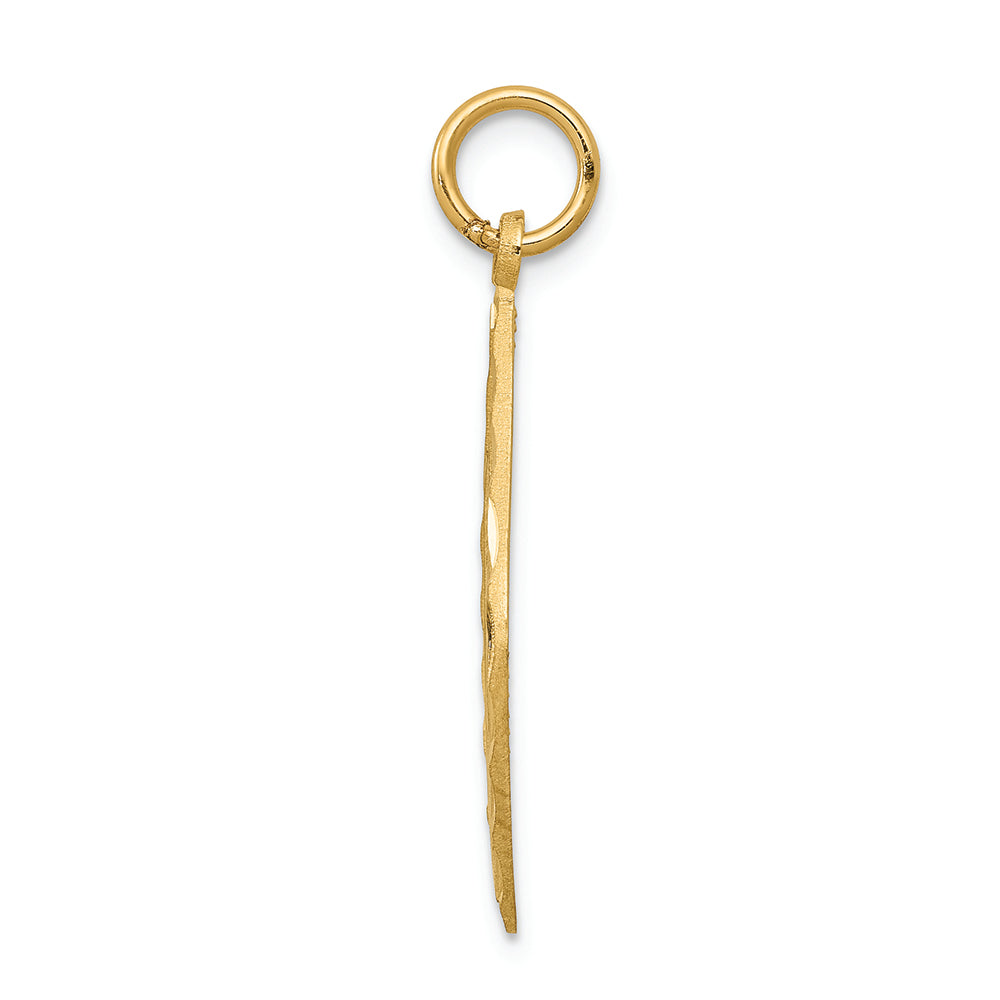 FJC Finejewelers 14k Yellow Gold Blessed Mary Charm