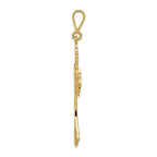 FJC Finejewelers 14k Yellow Gold Celtic Cross Charm