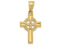 FJC Finejewelers 14k Yellow Gold Celtic Cross Charm