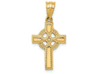 FJC Finejewelers 14k Yellow Gold Celtic Cross Charm
