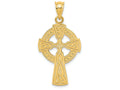 FJC Finejewelers 14k Yellow Gold Celtic Cross Charm