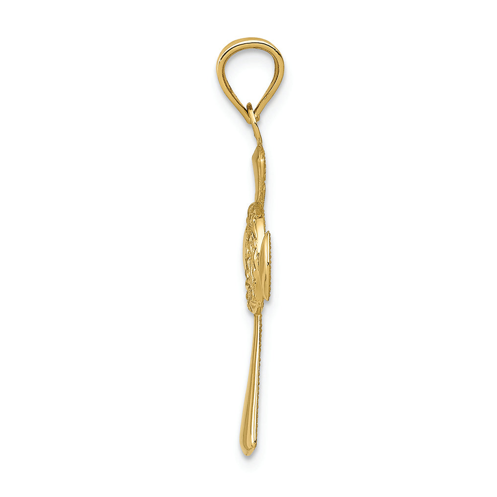 FJC Finejewelers 14k Yellow Gold Celtic Cross Charm