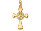 FJC Finejewelers 14k Yellow Gold Celtic Cross Charm