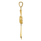 FJC Finejewelers 14k Yellow Gold Celtic Cross Charm