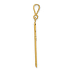 FJC Finejewelers 14k Yellow Gold Cross Charm