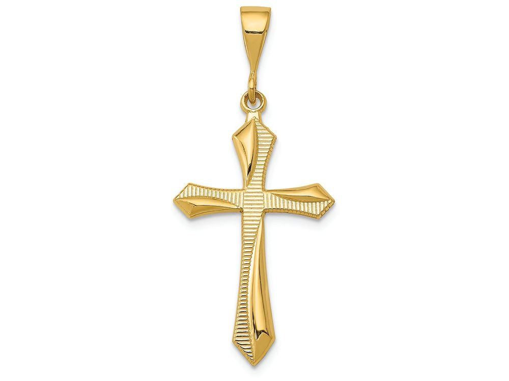 FJC Finejewelers 14k Yellow Gold Passion Cross Charm
