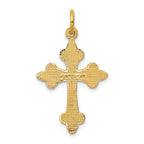 FJC Finejewelers 14k Yellow Gold Fleur De Lis Cross Charm