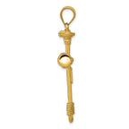 FJC Finejewelers 14k Yellow Gold Polished Nail Cross Charm
