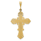 FJC Finejewelers 14k Yellow Gold Fleur De Lis Cross Charm
