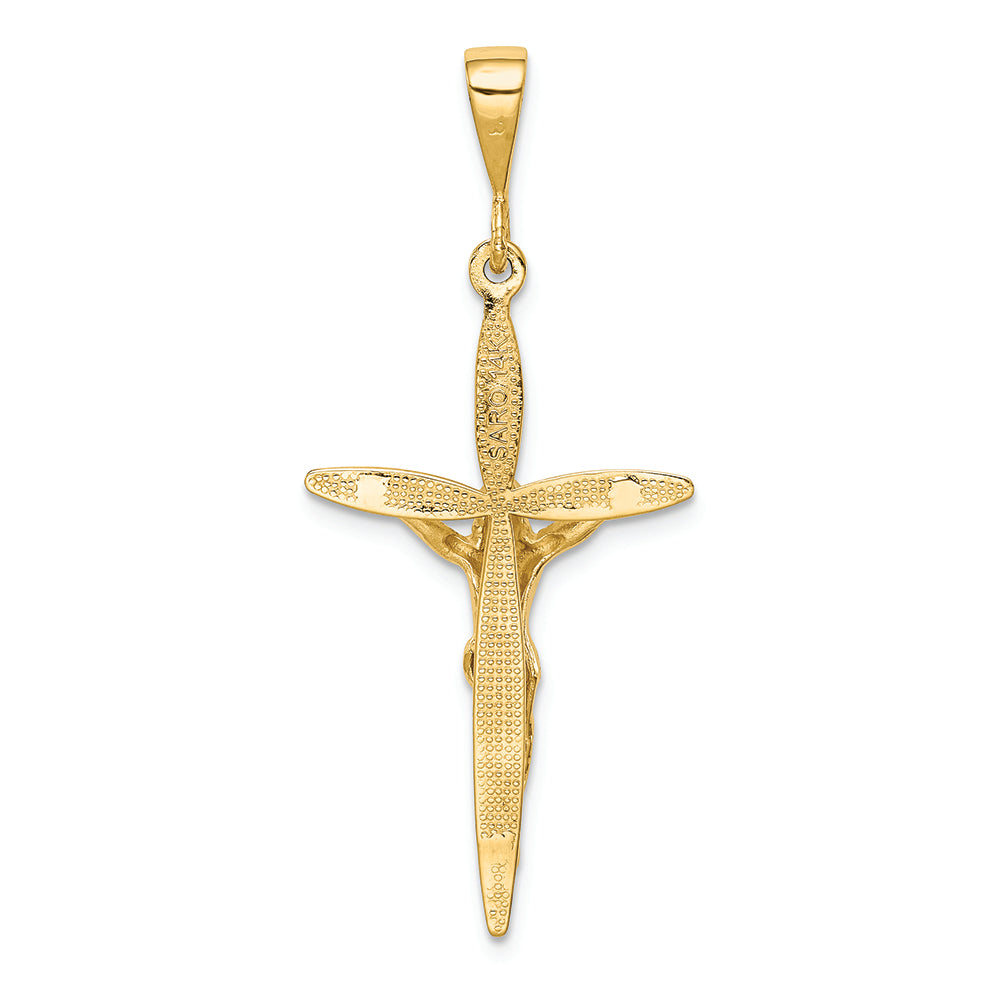 FJC Finejewelers 14k Yellow Gold Passion Crucifix Charm