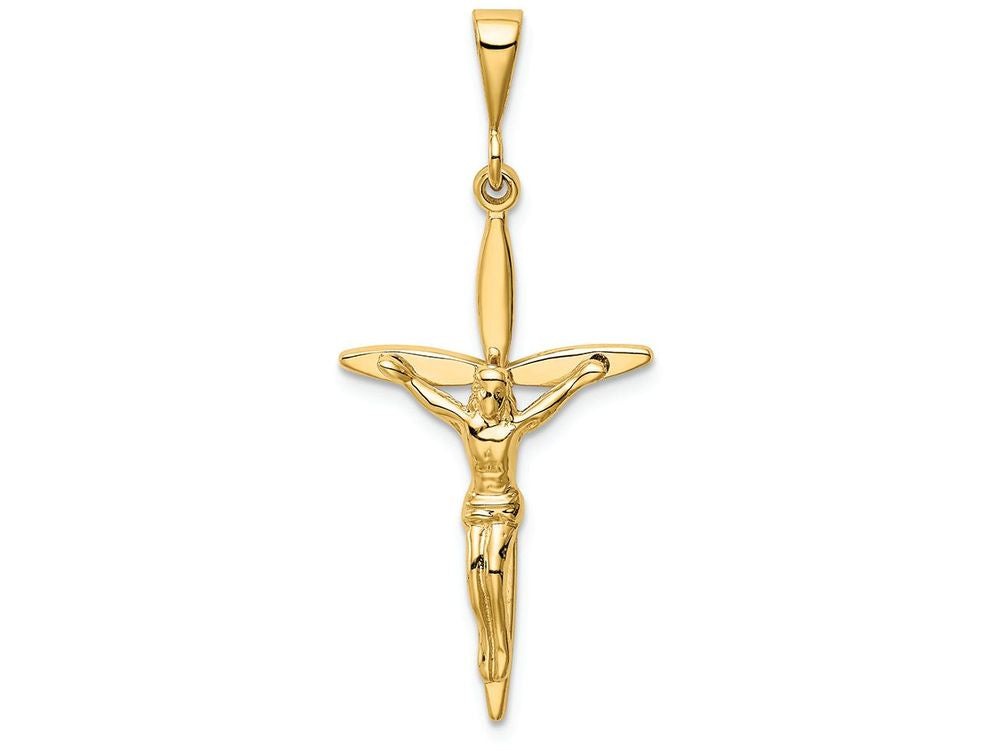 FJC Finejewelers 14k Yellow Gold Passion Crucifix Charm