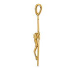 FJC Finejewelers 14k Yellow Gold Polished Crucifix Charm