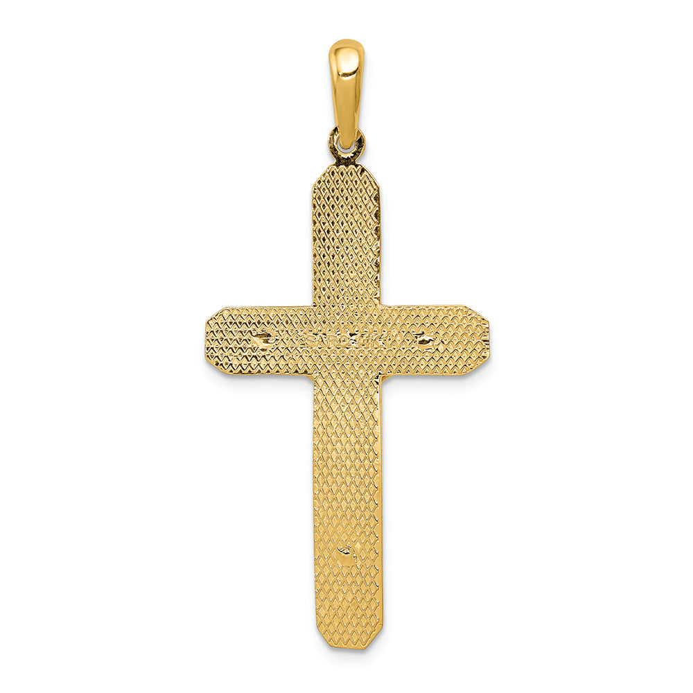 FJC Finejewelers 14k Yellow Gold Polished Crucifix Charm
