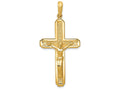FJC Finejewelers 14k Yellow Gold Polished Crucifix Charm