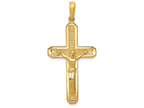 FJC Finejewelers 14k Yellow Gold Polished Crucifix Charm
