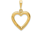 FJC Finejewelers 14k Yellow Gold Solid Polished Heart Charm