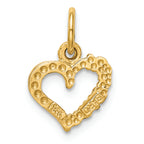 FJC Finejewelers 14k Yellow Gold Polished I Love You Heart Charm