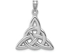 FJC Finejewelers 14k White Gold Polished Trinity Charm