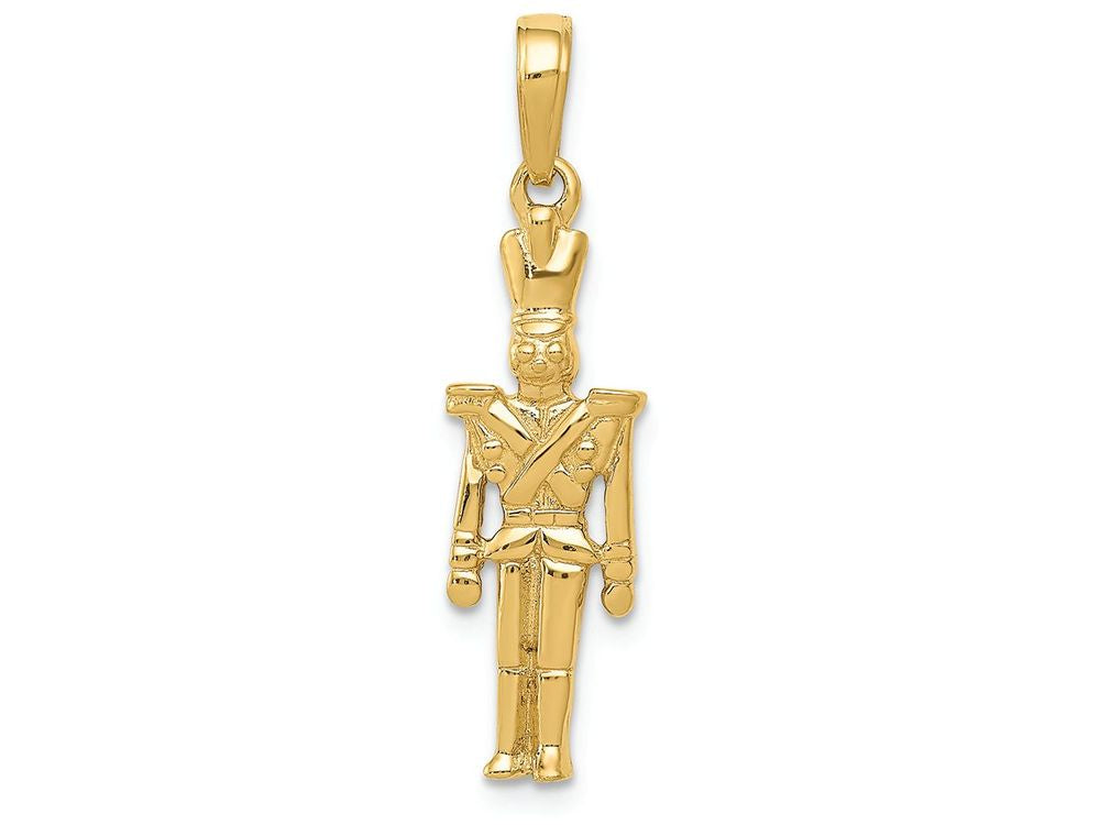 FJC Finejewelers 14k Yellow Gold Polished 3d Toy Soldier Charm