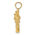 FJC Finejewelers 14k Yellow Gold Solid Polished 3d Christmas Stocking Charm