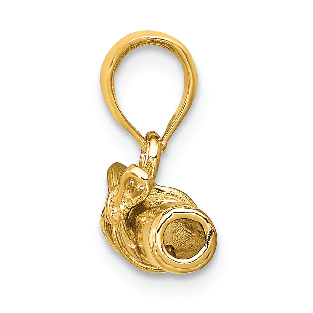 FJC Finejewelers 14k Yellow Gold Hollow Polished Diploma Charm