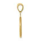 FJC Finejewelers 14k Yellow Gold Polished Peace Sign Charm