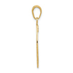 FJC Finejewelers 14k Yellow Gold Polished Police Badge Charm