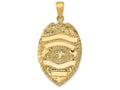 FJC Finejewelers 14k Yellow Gold Large Badge Charm