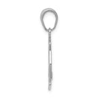 FJC Finejewelers 14k White Gold Small Saint Florian Badge Charm