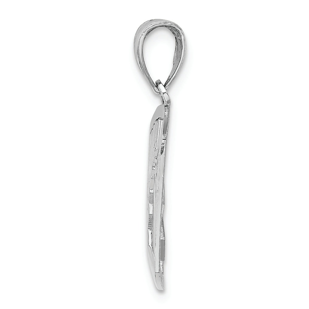 FJC Finejewelers 14k White Gold Paramedic In Frame Charm
