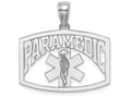 FJC Finejewelers 14k White Gold Paramedic In Frame Charm