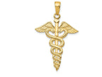 FJC Finejewelers 14k Yellow Gold Caduceus Charm