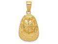 FJC Finejewelers 14k Yellow Gold 3d Firefighter Hat Charm